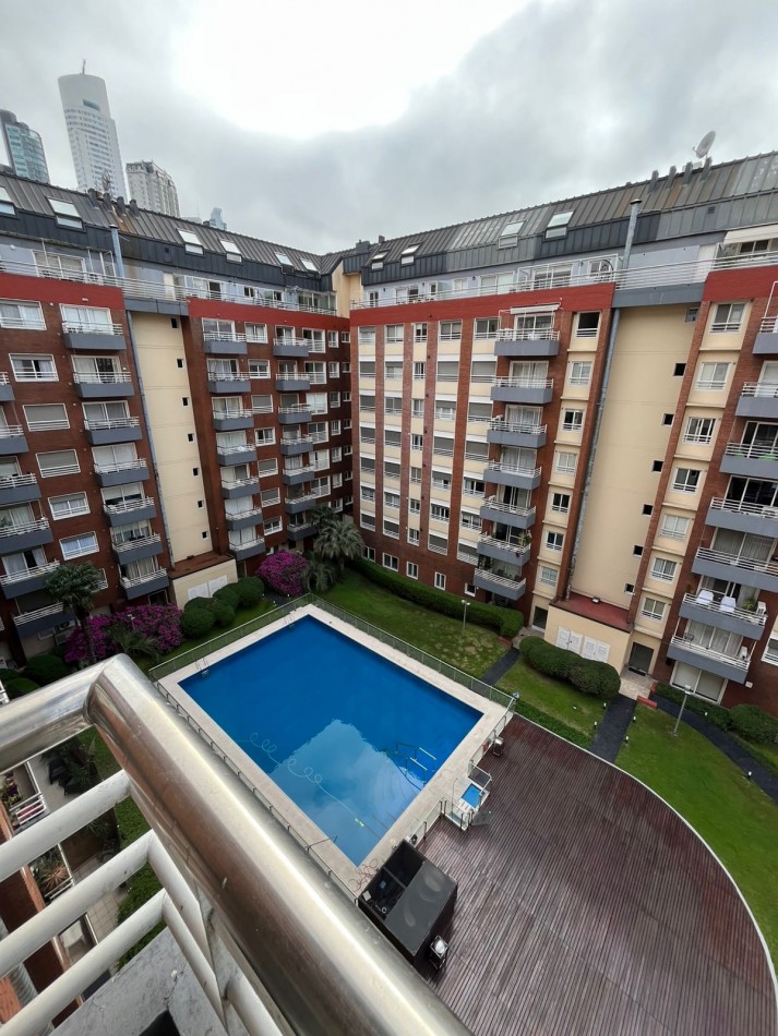 Departamento en alquiler 2 ambientes 1 dormitorio sin muebles ubicado en el complejo Terrazas de Puerto Madero